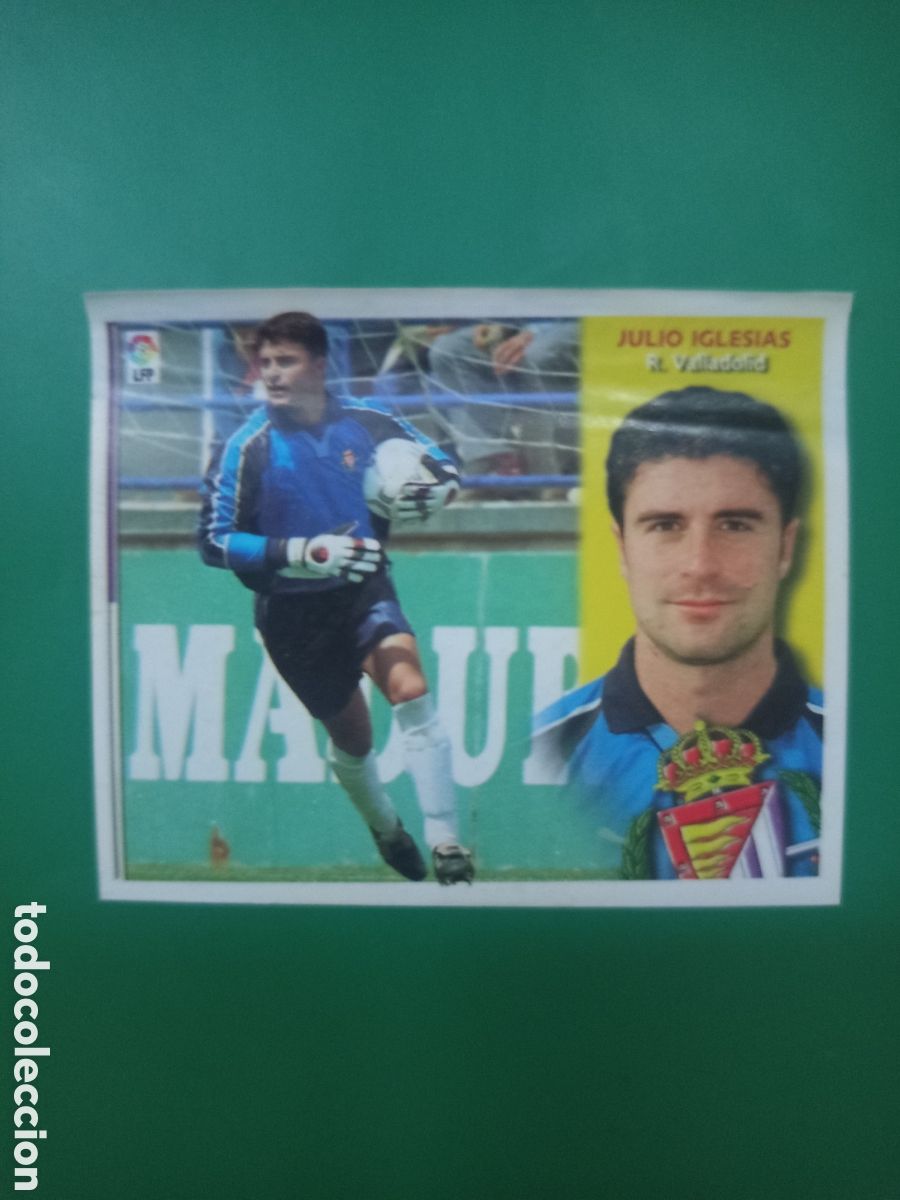 Football Stickers: ❇️ CROMO ⚽ JULIO IGLESIAS VALLADOLID COLOCA 02 03 2002 2003 ESTE PANINI DESPEGADO EN VENTANILLA ❇️