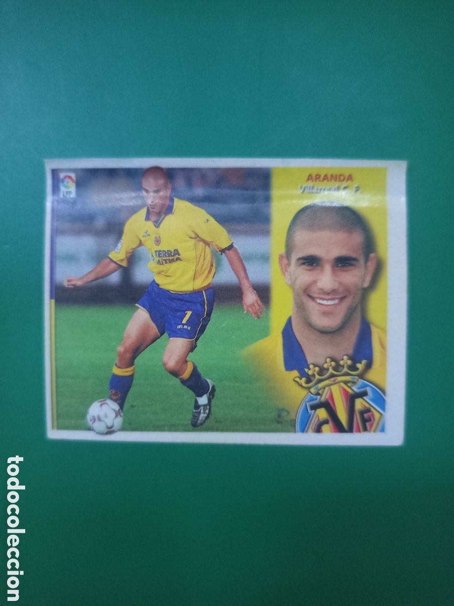Cromos de f&uacute;tbol: ❇️ CROMO ⚽ ARANDA VILLARREAL LIGA 02 03 2002 2003 LFP ESTE PANINI DESPEGADO EN VENTANILLA ❇️