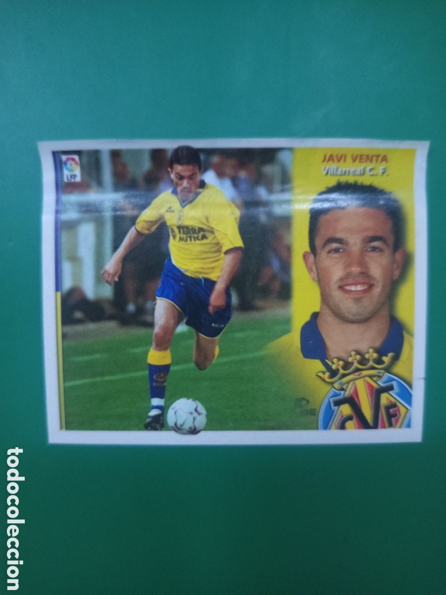 Cromos de f&uacute;tbol: ❇️ CROMO ⚽ JAVI VENTA VILLARREAL LIGA 02 03 2002 2003 LFP ESTE PANINI DESPEGADO EN VENTANILLA ❇️