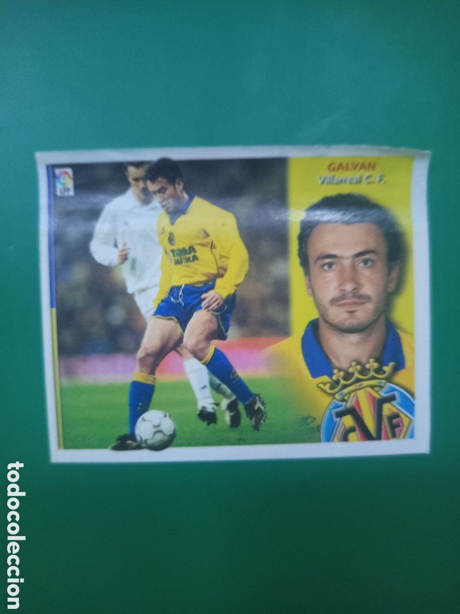 Cromos de f&uacute;tbol: ❇️ CROMO ⚽ GALV&Aacute;N VILLARREAL LIGA 02 03 2002 2003 LFP ESTE PANINI DESPEGADO EN VENTANILLA ❇️