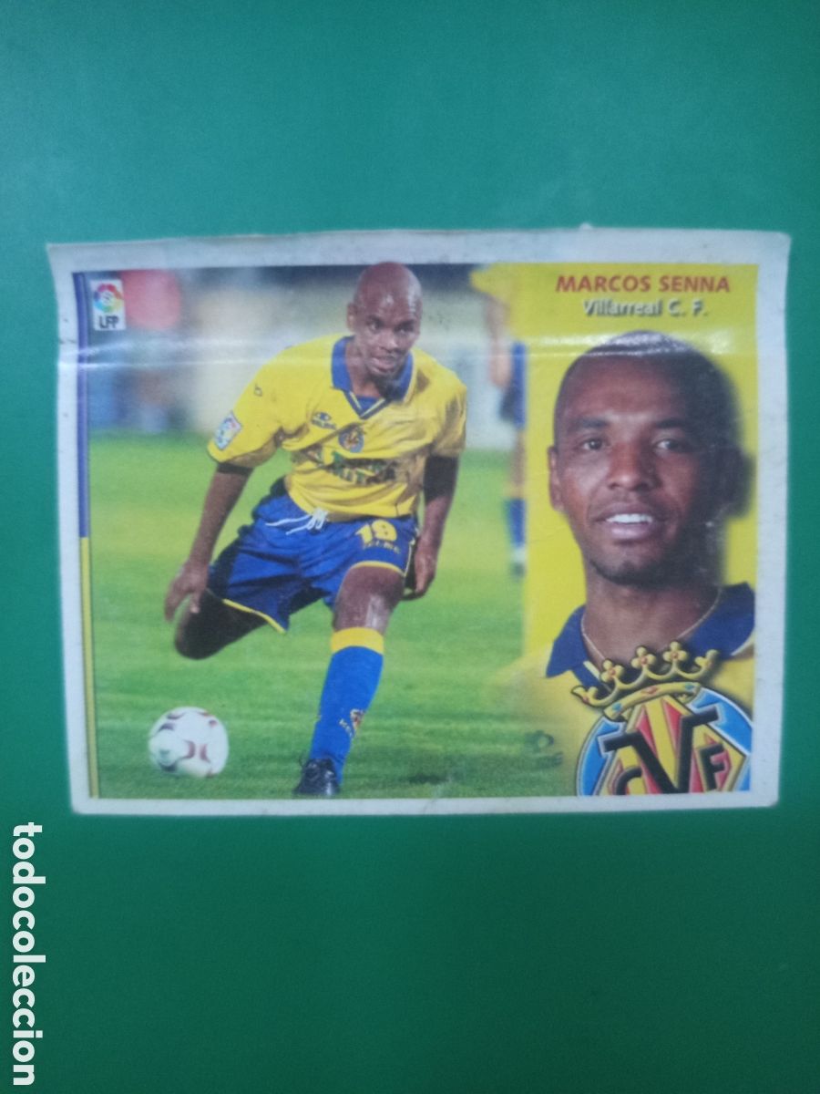 Cromos de f&uacute;tbol: ❇️ CROMO ⚽ MARCOS SENNA VILLARREAL LIGA 02 03 2002 2003 LFP ESTE PANINI DESPEGADO EN VENTANILLA ❇️