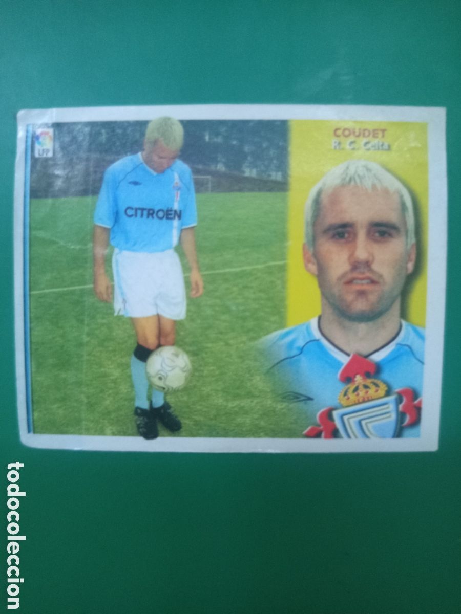 Cromos de f&uacute;tbol: ❇️ CROMO ⚽ COUDET CELTA DE VIGO LIGA 02 03 2002 2003 LFP ESTE PANINI DESPEGADO EN VENTANILLA ❇️