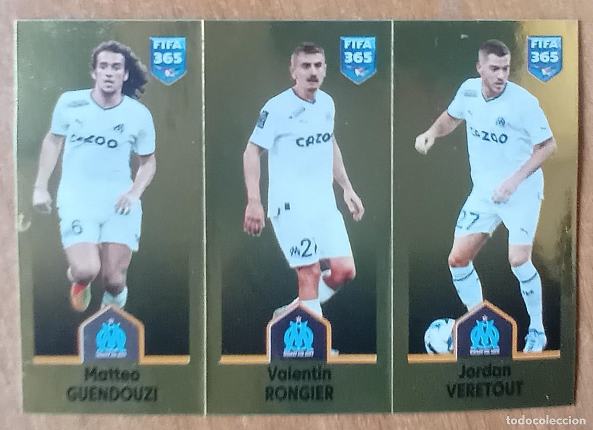 Cromos de f&uacute;tbol: Figurina Panini 2022-23 Cromo Fifa 365 2023 Guendouzi Rongier Veretout OM n 203