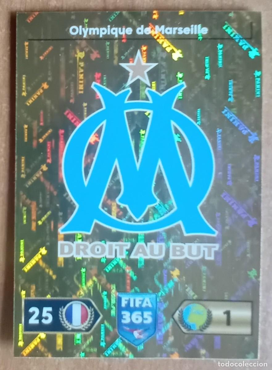 Cromos de f&uacute;tbol: Figurina Panini 2022-23 Cromo Fifa 365 2023 scudetto escudo badge OM n 204