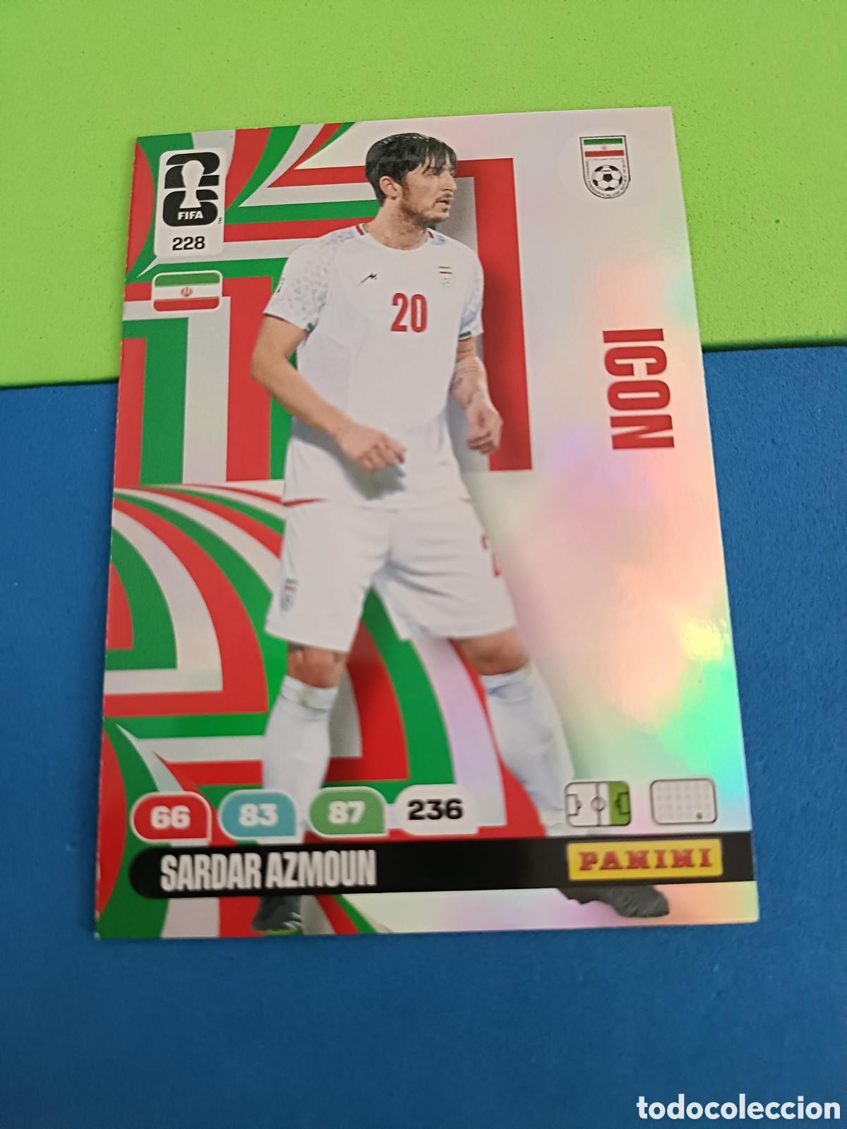 Cromos de f&uacute;tbol: Adrenalyn XL Fifa World cup 2026 mundial - ICON 228 Azmoun