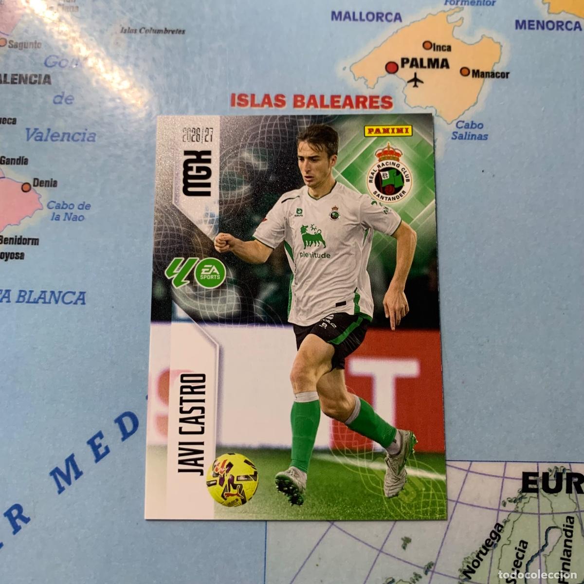 Cromos de f&uacute;tbol: Javi Castro n&uacute;mero 277 del Racing de Santander megacracks 26-27 2026-2027