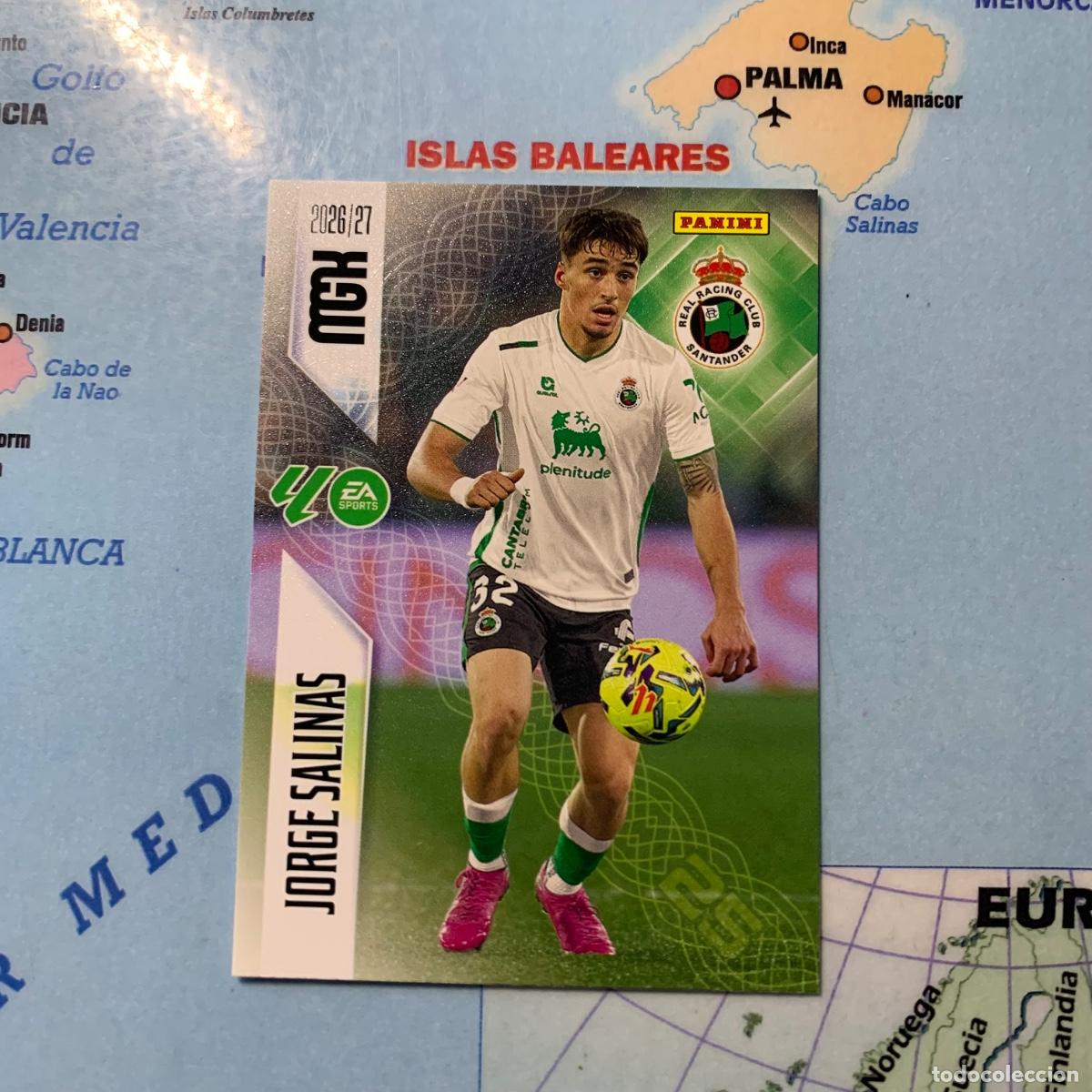 Cromos de f&uacute;tbol: Jorge salinas n&uacute;mero 279 del Racing de Santander megacracks 26-27 2026-2027
