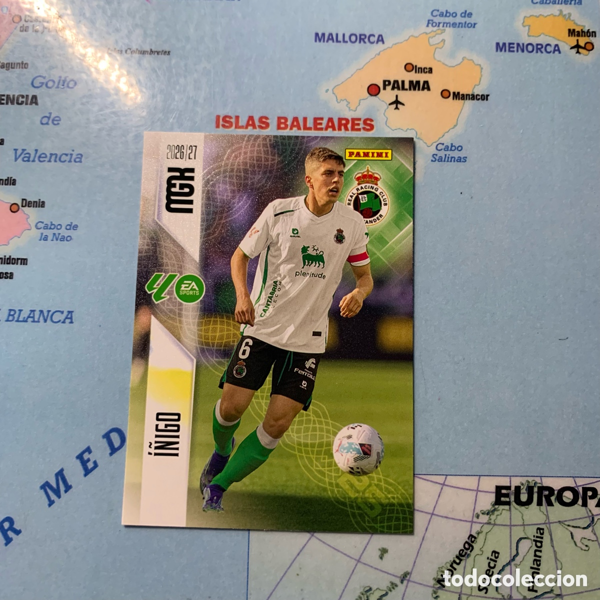 Cromos de f&uacute;tbol: I&ntilde;igo n&uacute;mero 282 del Racing de Santander megacracks 26-27 2026-2027