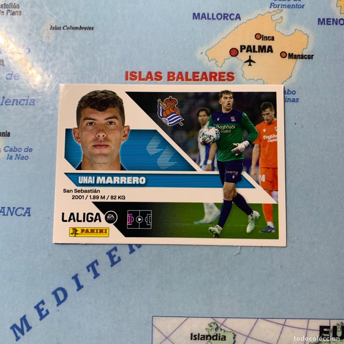 Cromos de f&uacute;tbol: Marrero n&uacute;mero 4 de la Real Sociedad cromo liga este 26-27 2026-2027