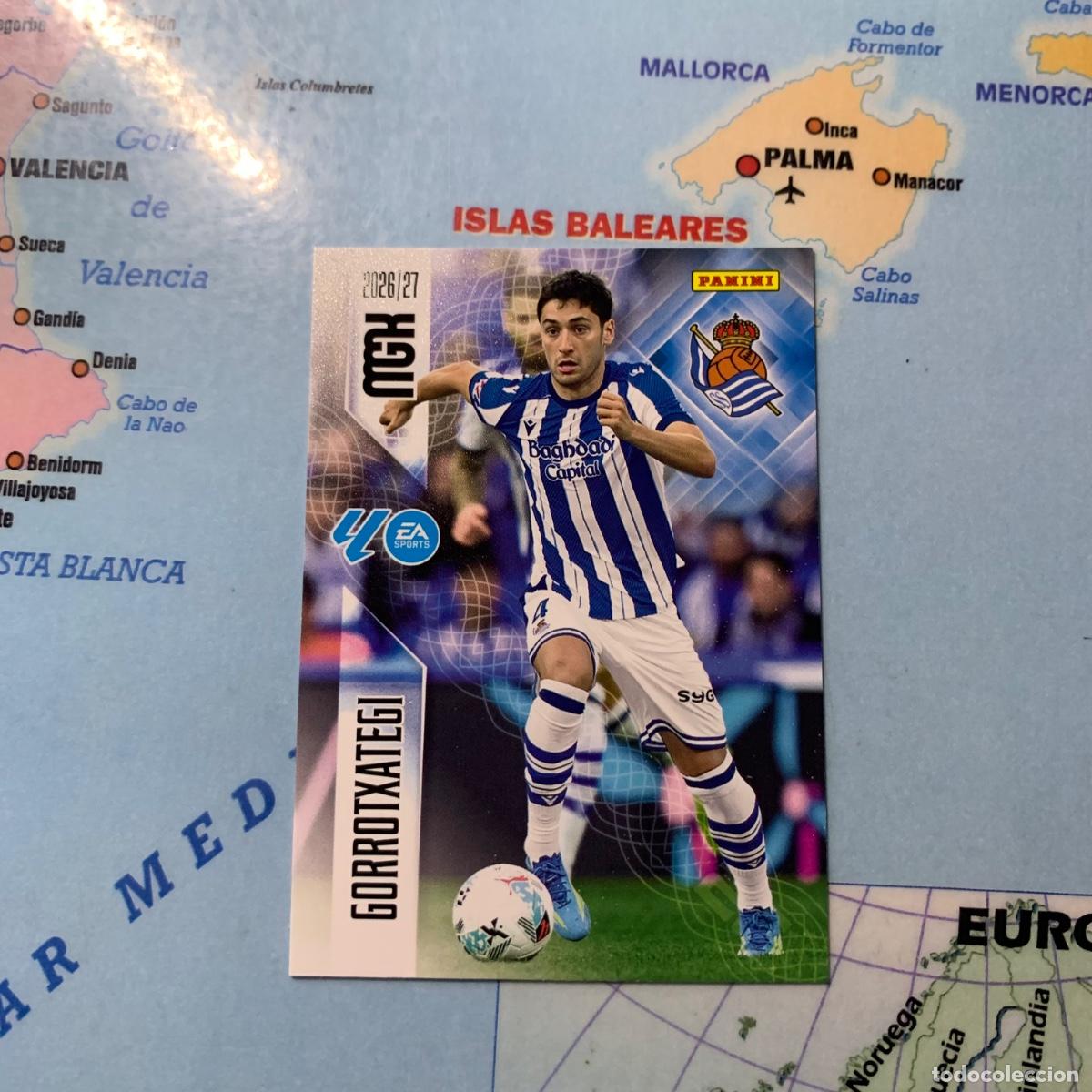 Cromos de f&uacute;tbol: Gorrotxategi n&uacute;mero 315 de la Real Sociedad megacracks 26-27 2026-2027