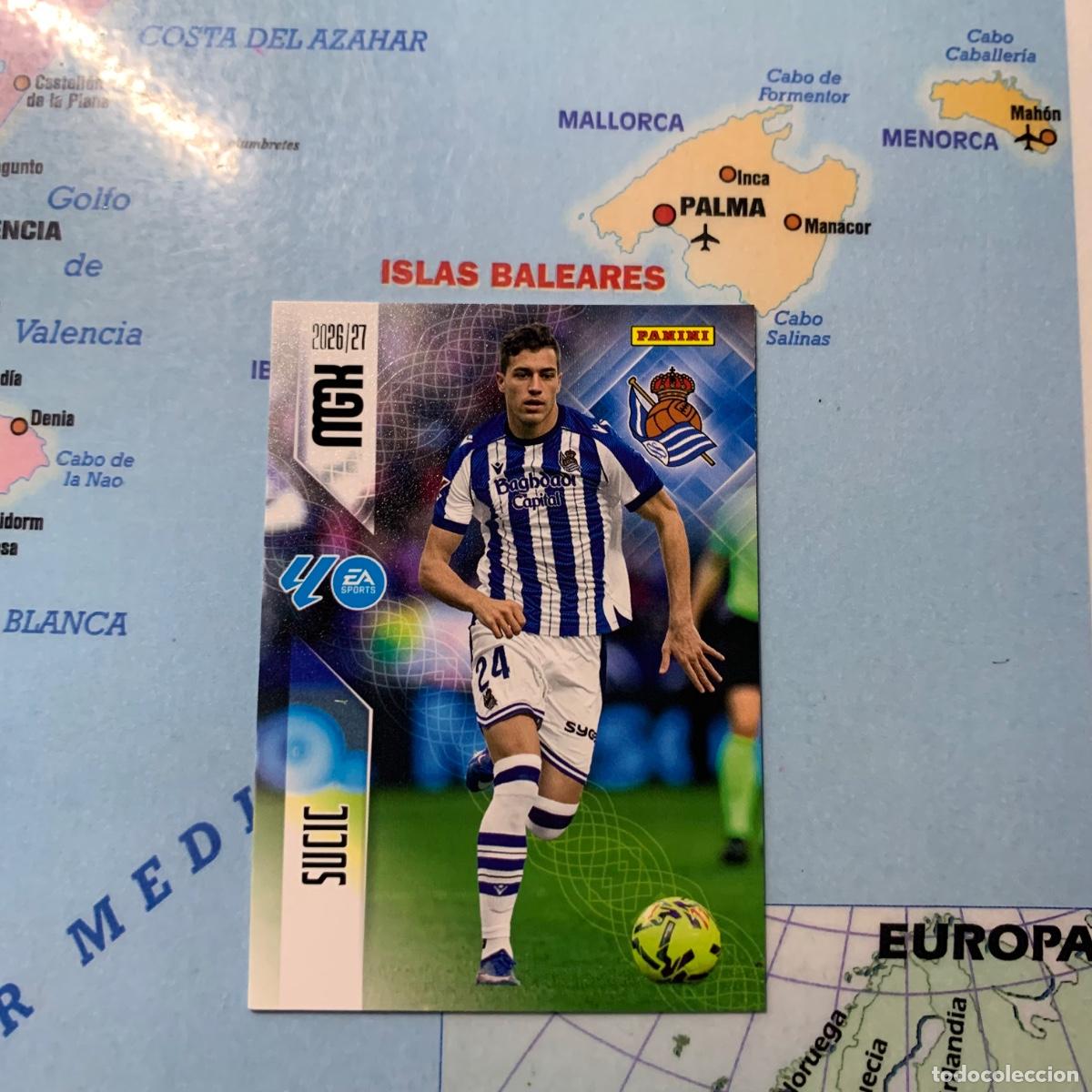Cromos de f&uacute;tbol: Susic n&uacute;mero 320 de la Real Sociedad megacracks 26-27 2026-2027