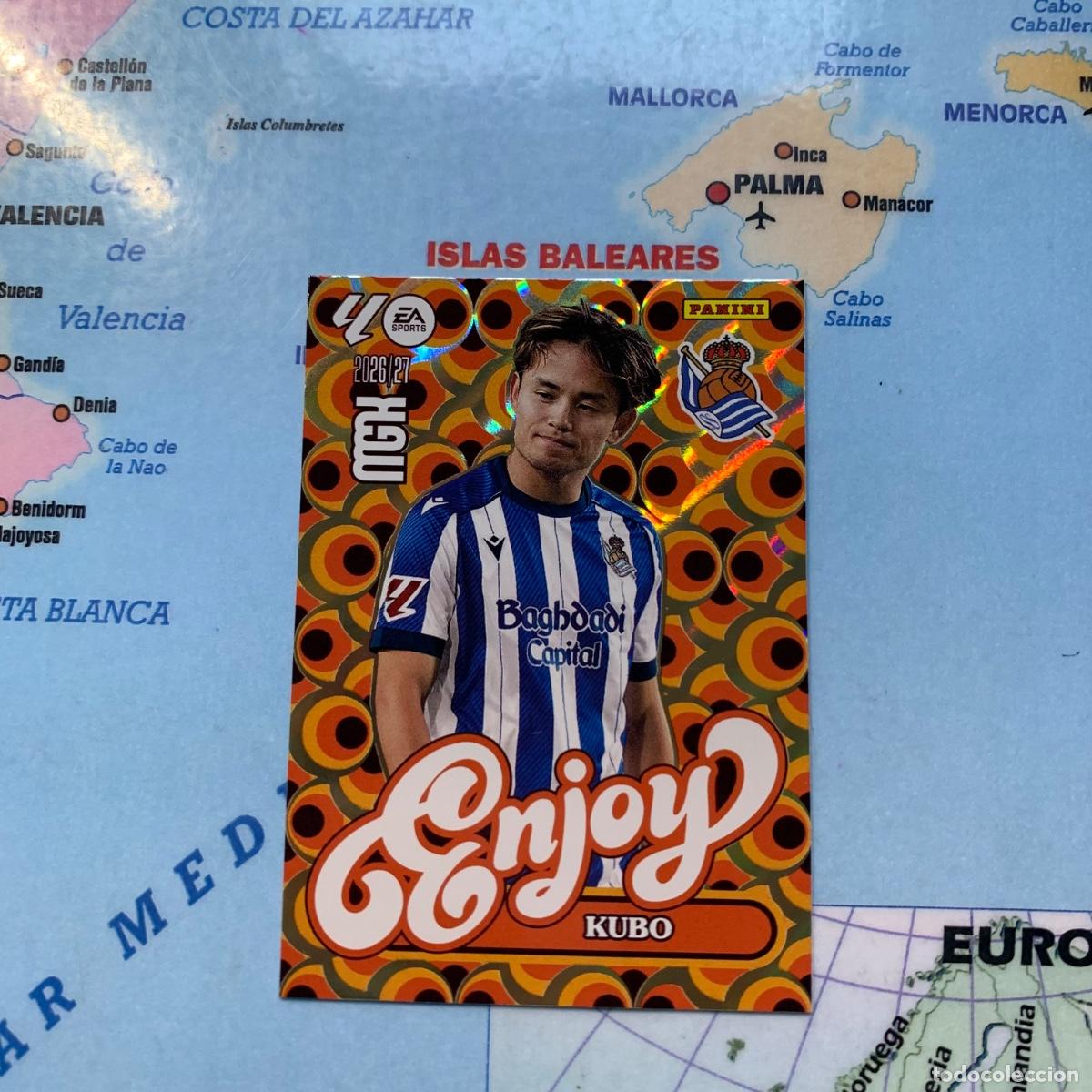 Cromos de f&uacute;tbol: Kubo serie enjoy n&uacute;mero 384 de la Real Sociedad megacracks 26-27 2026-2027