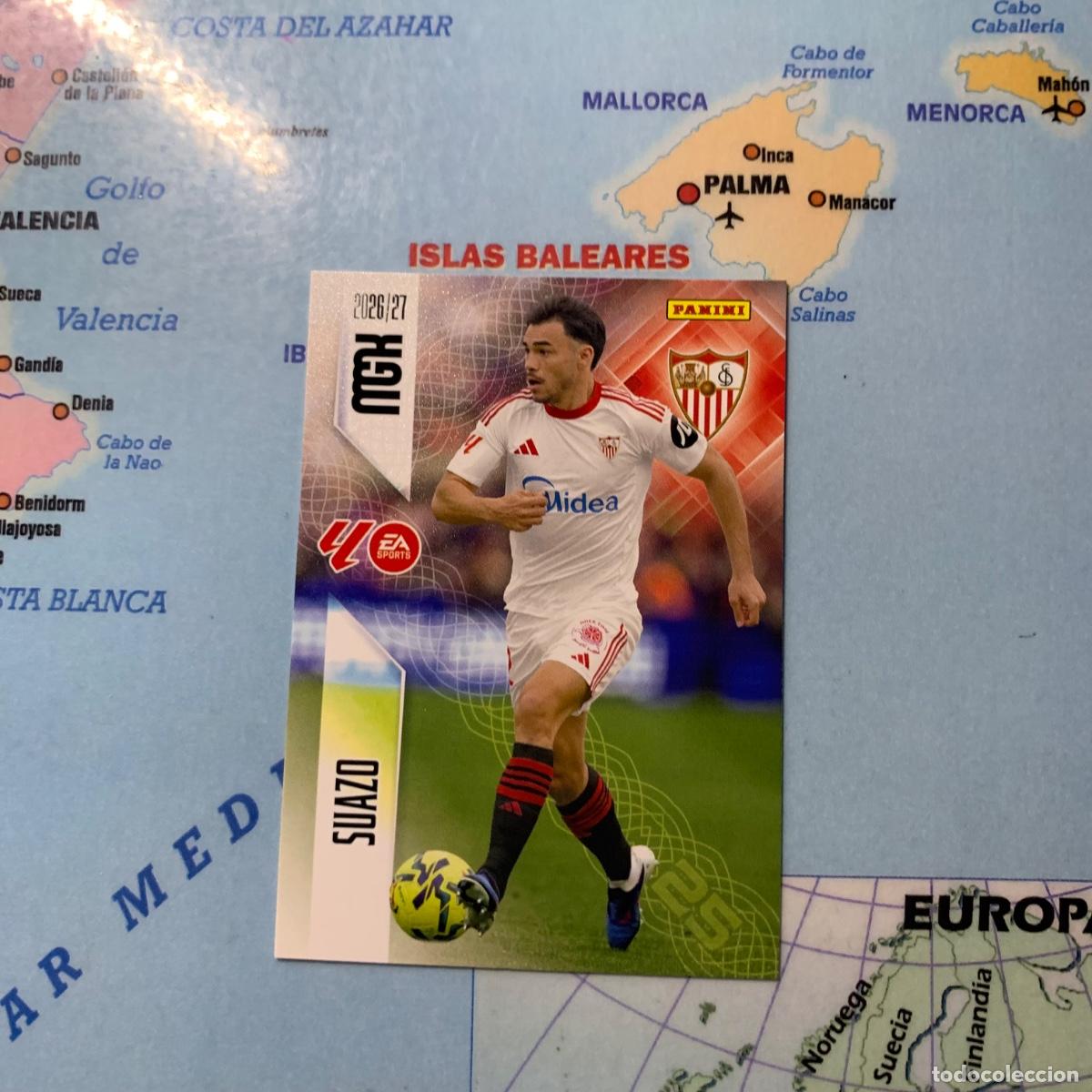 Cromos de f&uacute;tbol: Suazo n&uacute;mero 333 del Sevilla megacracks 26-27 2026-2027