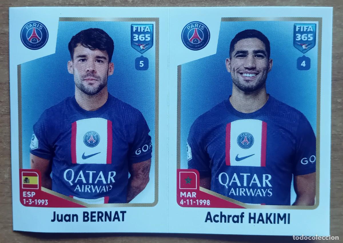 Cartes &agrave; collectionner de Football: Figurina Panini 2022-23 Cromo Fifa 365 2023 Bernat Hakimi PSG n 216