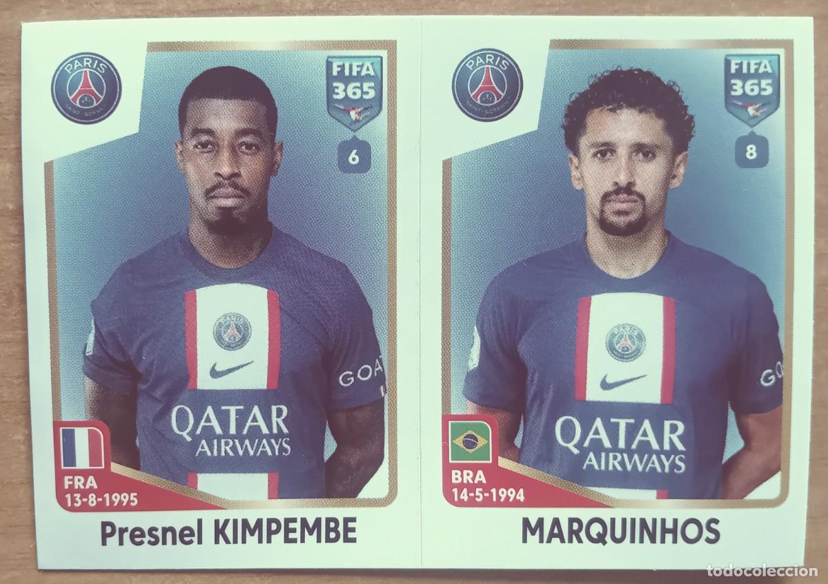 Cartes &agrave; collectionner de Football: Figurina Panini 2022-23 Cromo Fifa 365 2023 Kimpembe Marquinhos PSG n 217