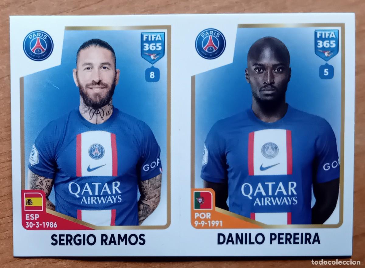 Cromos de Futebol: Figurina Panini 2022-23 Cromo Fifa 365 2023 Sergio Ramos Danilo Pereira PSG n 221