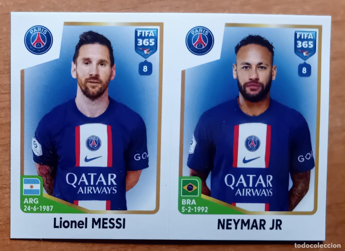 Cromos de f&uacute;tbol: Figurina Panini 2022-23 Cromo Fifa 365 2023 Lionel Messi Neymar PSG n 227