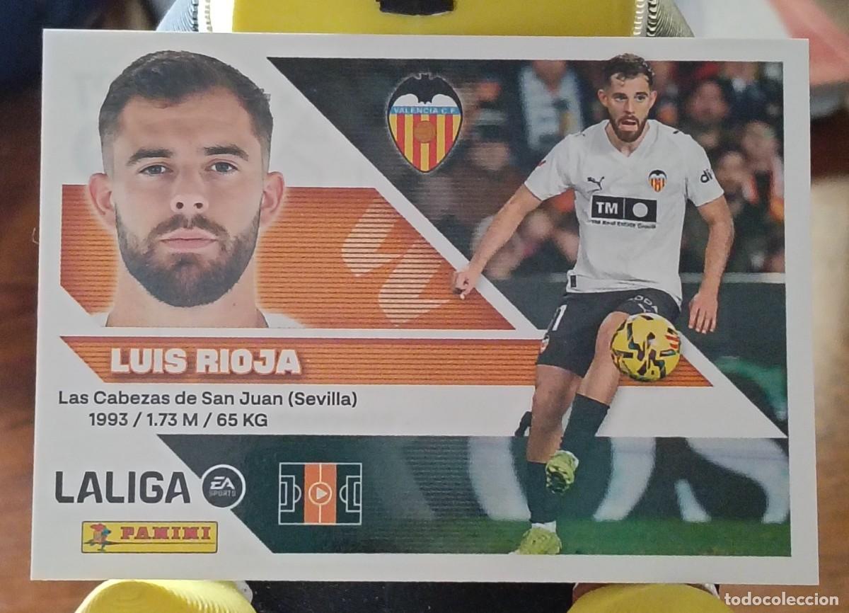 Cromos de f&uacute;tbol: Liga este 26/27 - Luis Rioja - N&deg; 14 - Valencia CF