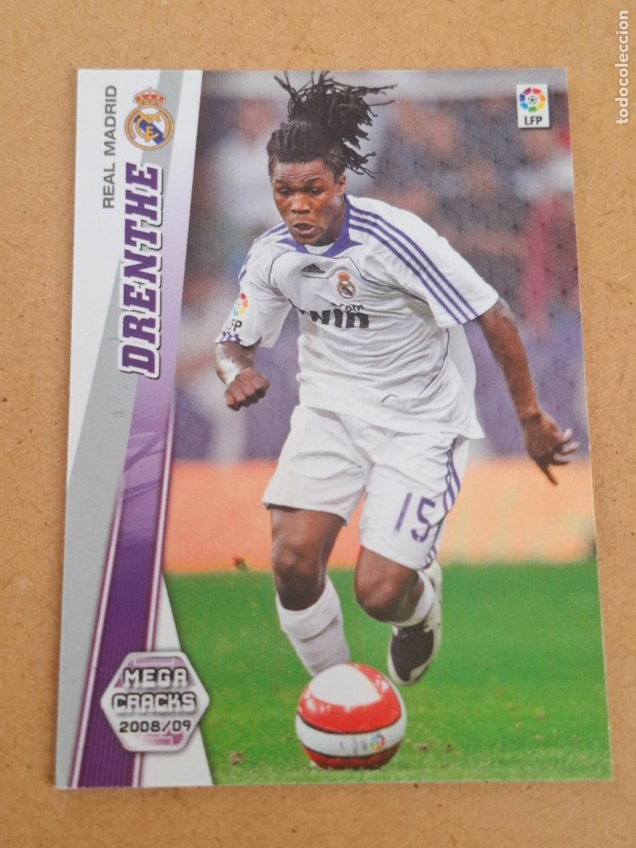 Cromos de f&uacute;tbol: MEGACRACKS 2008 2009 08 09 - PANINI - 158 BIS DRENTHE - REAL MADRID