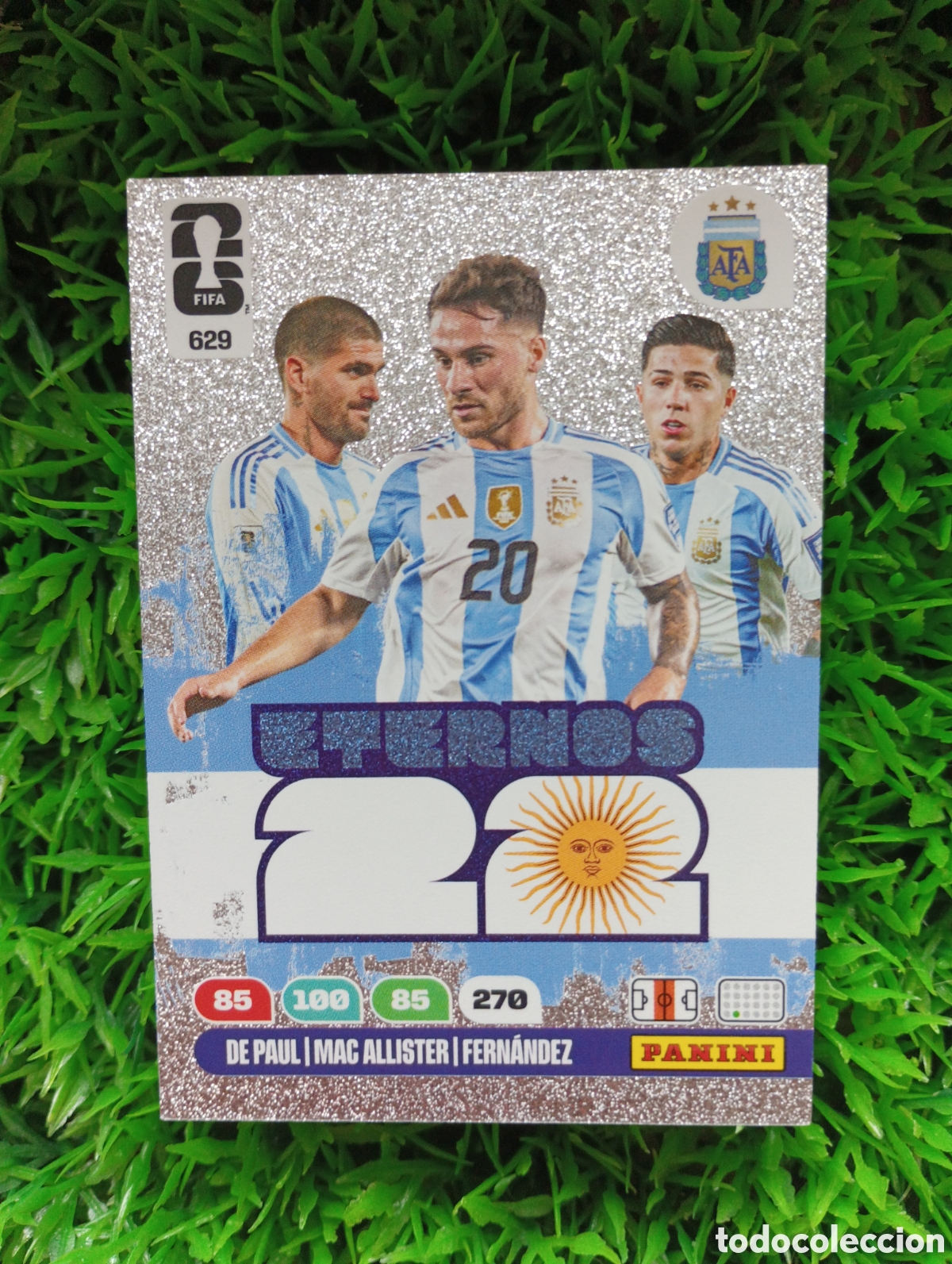Cromos de f&uacute;tbol: DePaul - Mac Allister - Fernandez Argentina ETERNOS 2022 Adrenalyn XL Mundial 2026 # 629