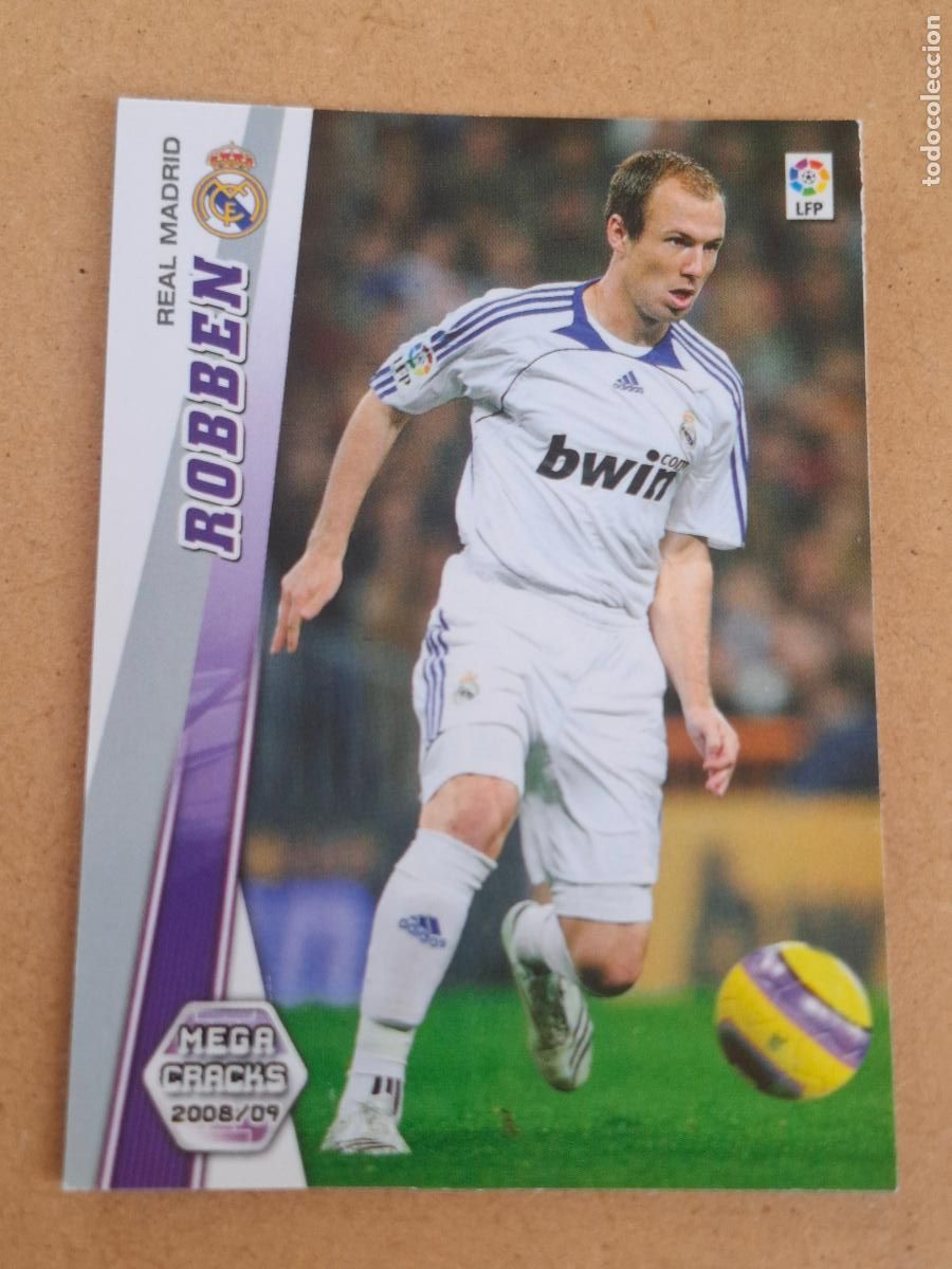 Cromos de f&uacute;tbol: MEGACRACKS 2008 2009 08 09 - PANINI - 159 ROBBEN - REAL MADRID