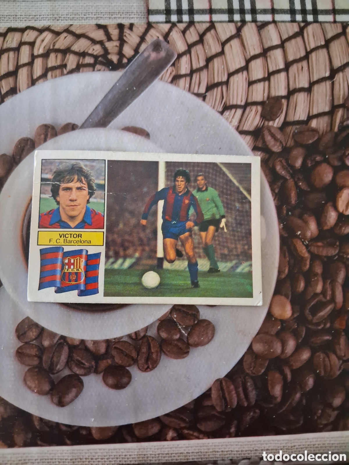 Cromos de f&uacute;tbol: Liga este 82 83 Victor del Barcelona recuperado del &aacute;lbum ver fotos