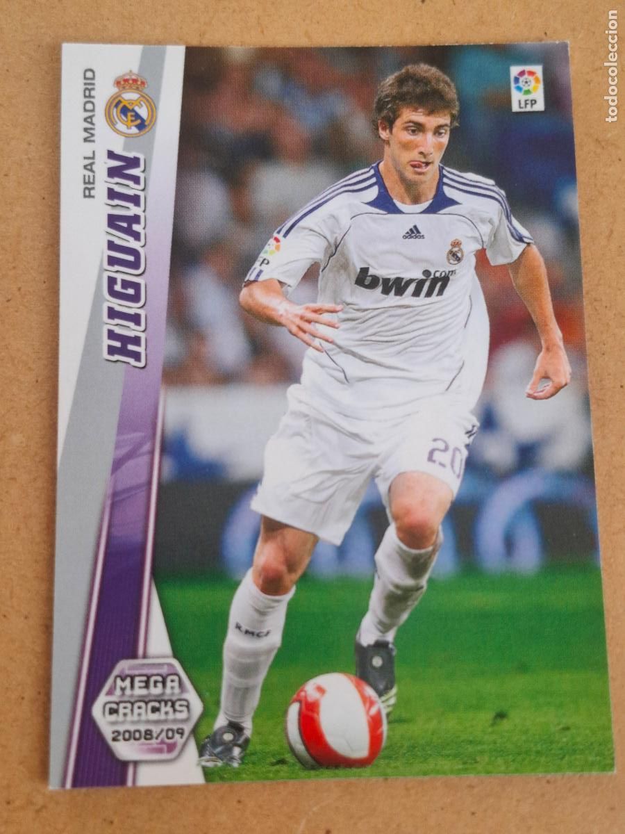 Figurine di Calcio: MEGACRACKS 2008 2009 08 09 - PANINI - 161 HIGUAIN - REAL MADRID