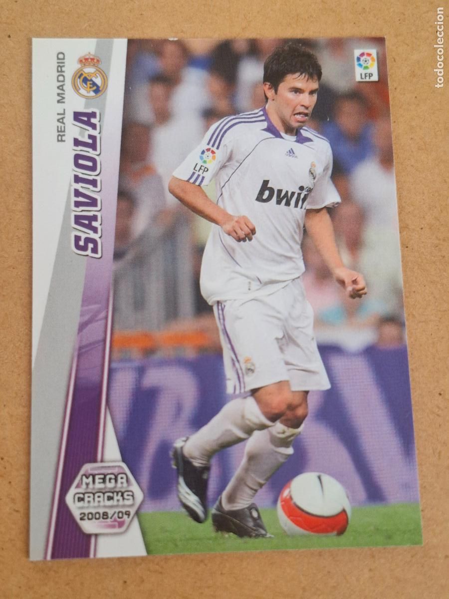 Figurine di Calcio: MEGACRACKS 2008 2009 08 09 - PANINI - 161 BIS SAVIOLA - REAL MADRID