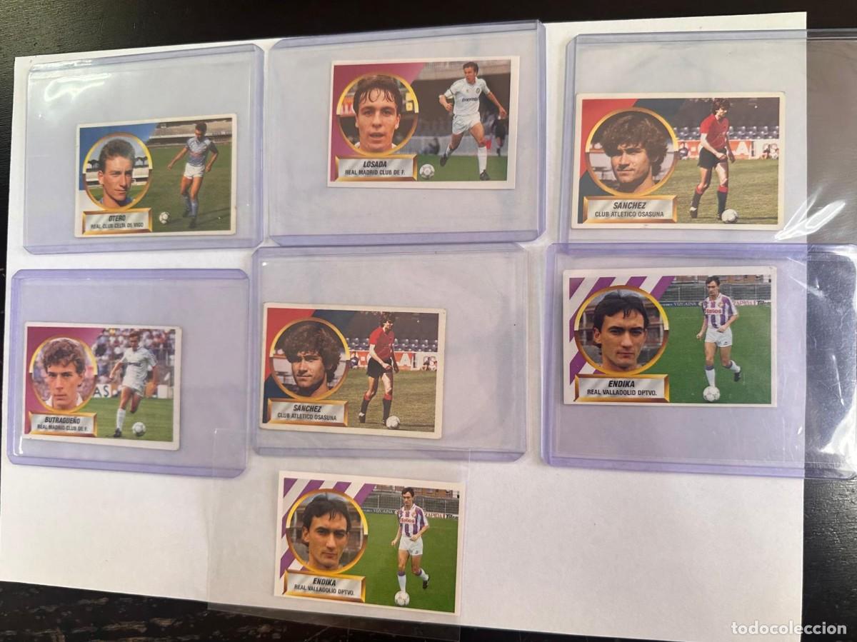 Cromos de f&uacute;tbol: Lote 7 cromos Liga Este 88 89 1988 1989 Sin pegar Ultimos Fichajes