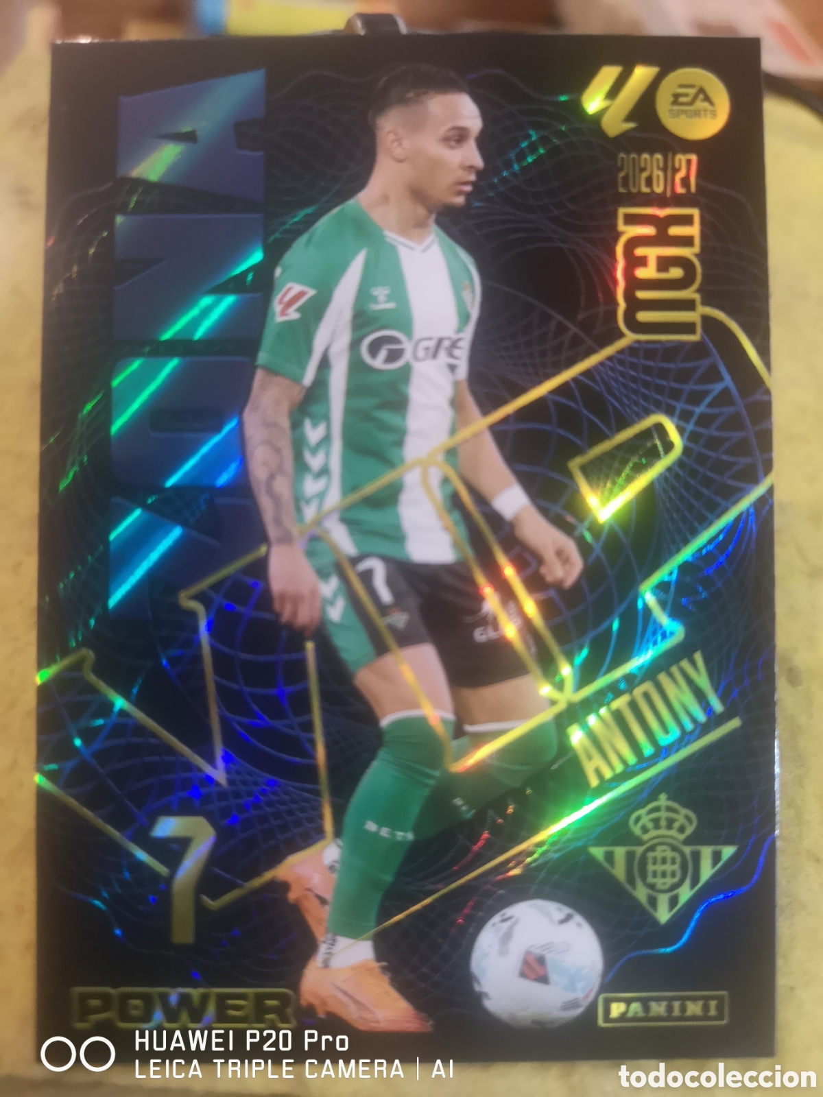 Cromos de f&uacute;tbol: MEGACRACKS 2026 27 ZONA VIP POWER ANTONY 388P - REAL BETIS