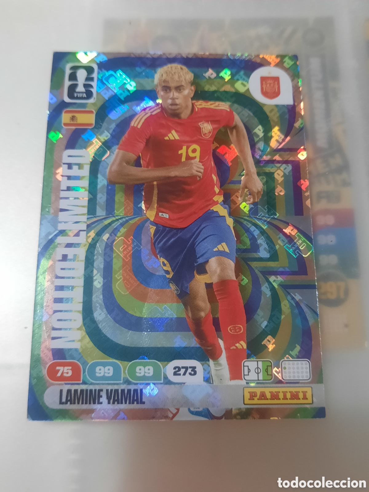 Cromos de f&uacute;tbol: CROMO CARD ADRENALYN MUNDIAL WORLD CUP 2026 LIMITED EDITION LAMINE YAMAL ESPA&Ntilde;A