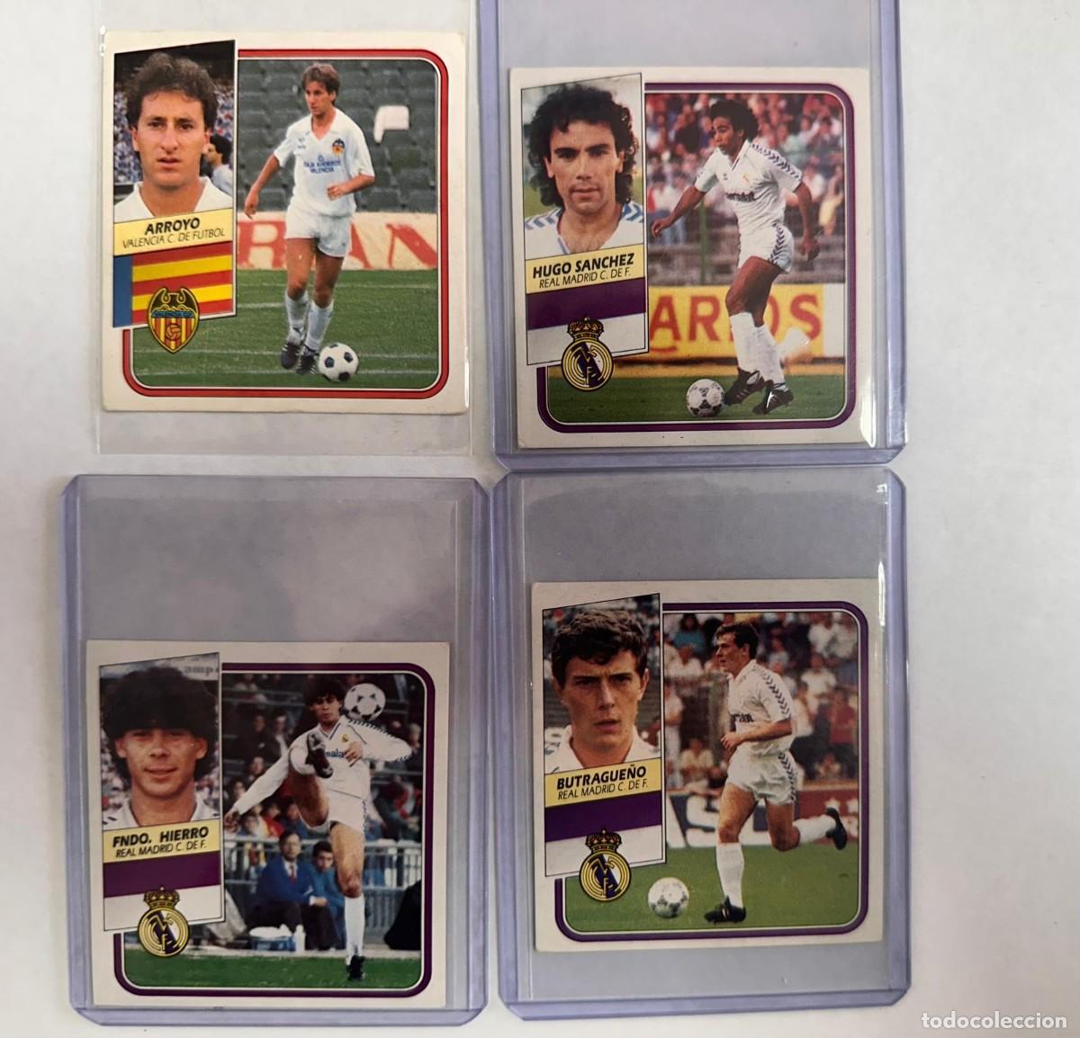 Cromos de f&uacute;tbol: Lote 4 cromos Liga Este 89 90 1989 1990 Sin pegar Hierro Fichaje