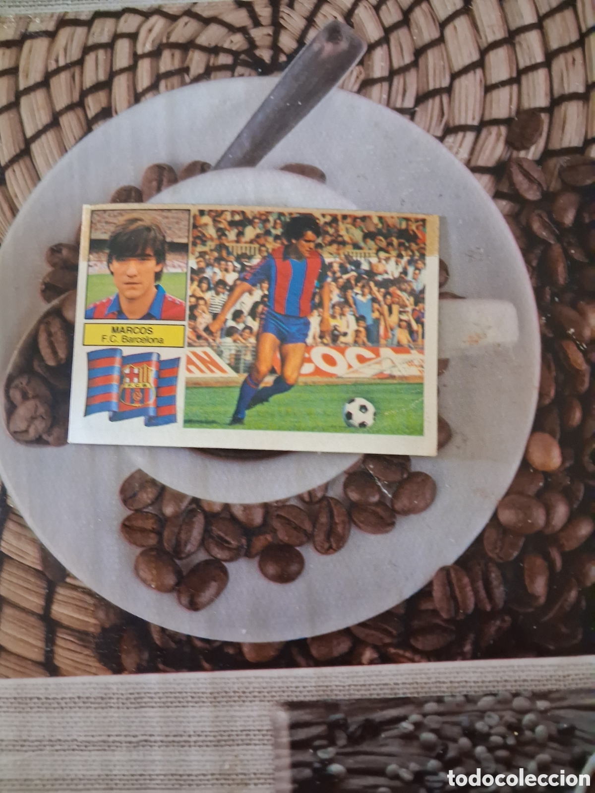 Cromos de f&uacute;tbol: Liga este 82 83 marcos del Barcelona recuperado del &aacute;lbum ver fotos