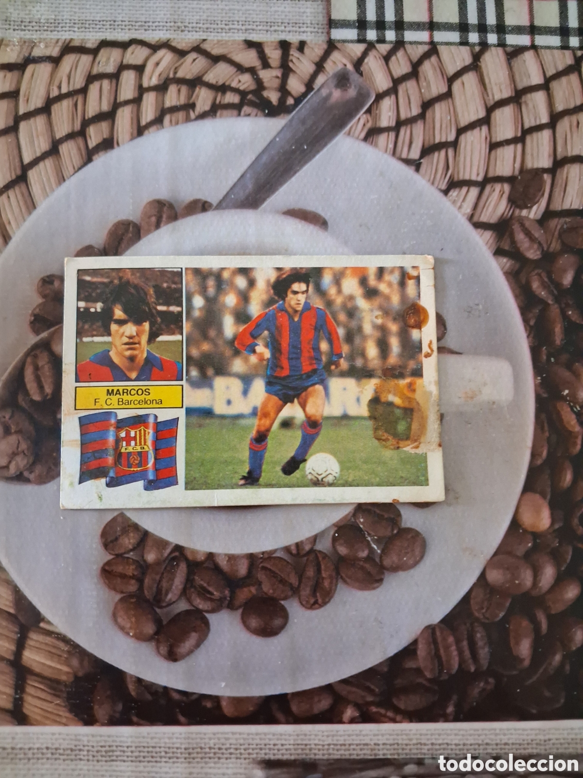 Football Stickers: Liga este 82 83 marcos del Barcelona recuperado del &aacute;lbum ver fotos
