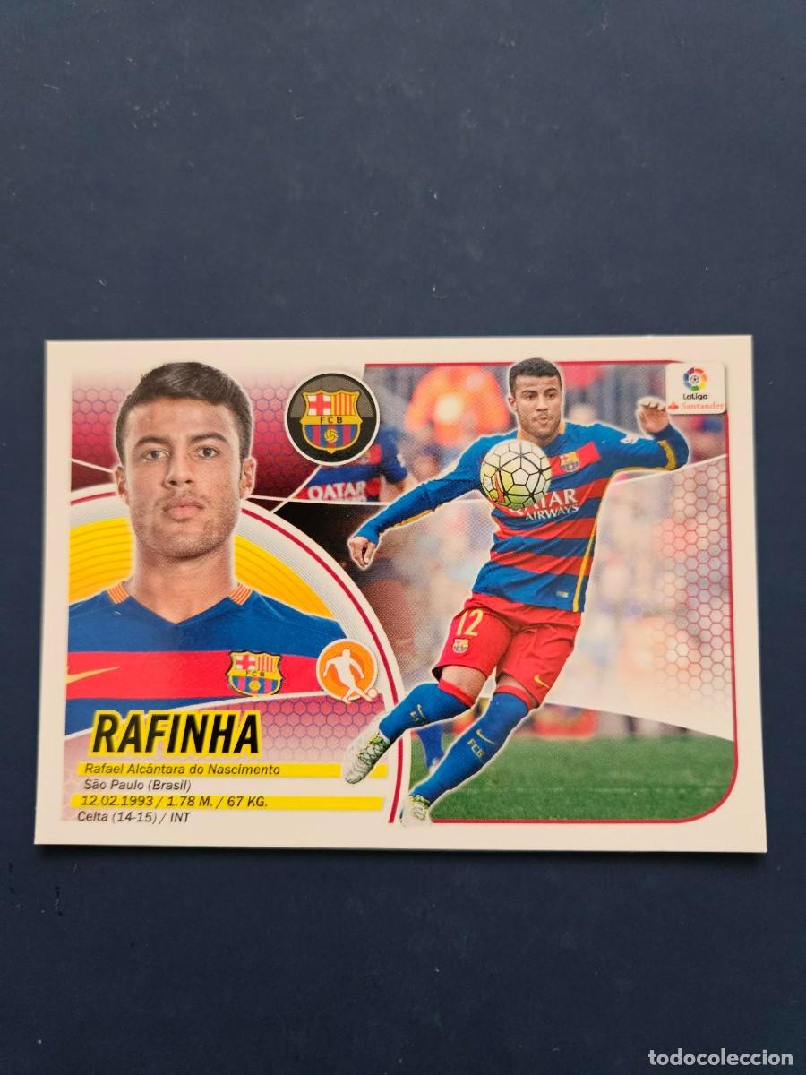 Football Stickers: N&ordm; 13A RAFINHA BARCELONA LOGO NUEVO LIGA ESTE 16 17 2016 2017 SIN PEGAR NUNCA PEGADO