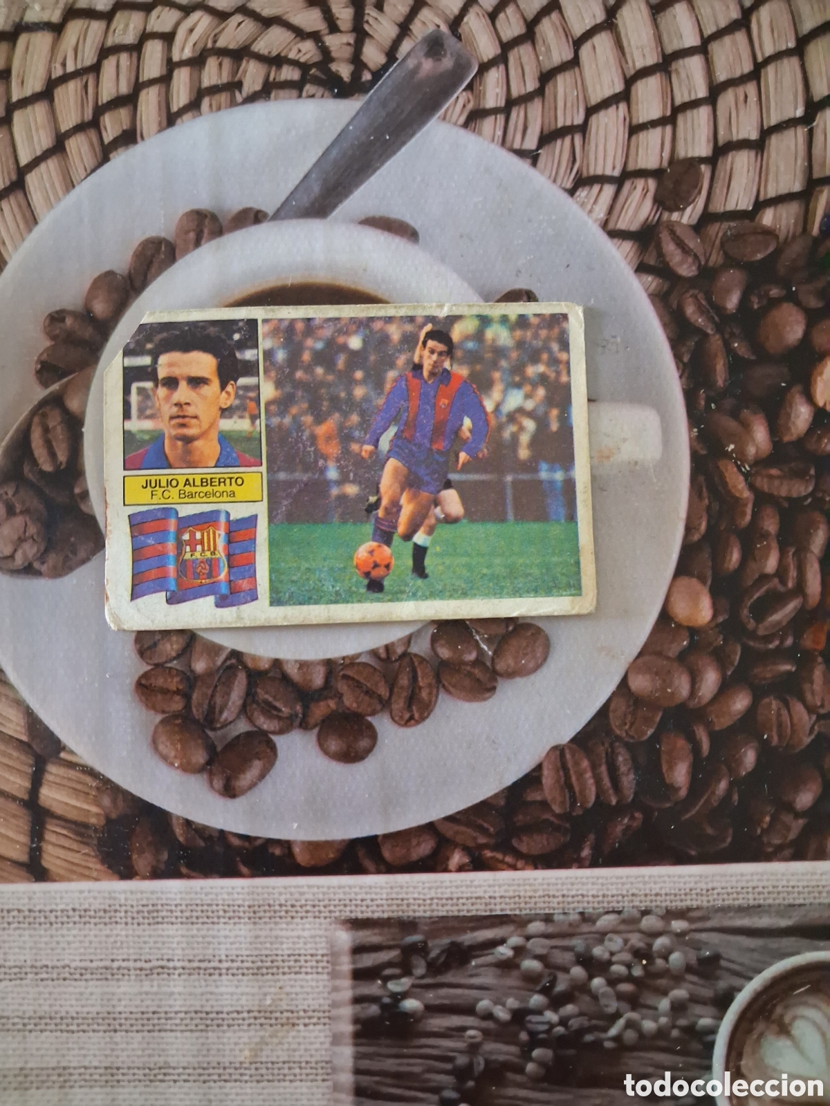 Football Stickers: Liga este 82 83 julio Alberto del Barcelona recuperado del &aacute;lbum ver fotos