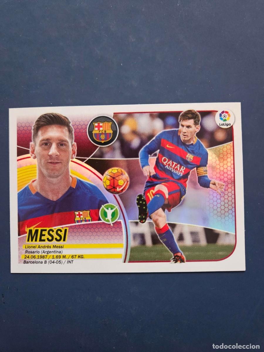 Football Stickers: N&ordm; 14 MESSI BARCELONA LIGA ESTE 16 17 2016 2017 SIN PEGAR NUNCA PEGADO