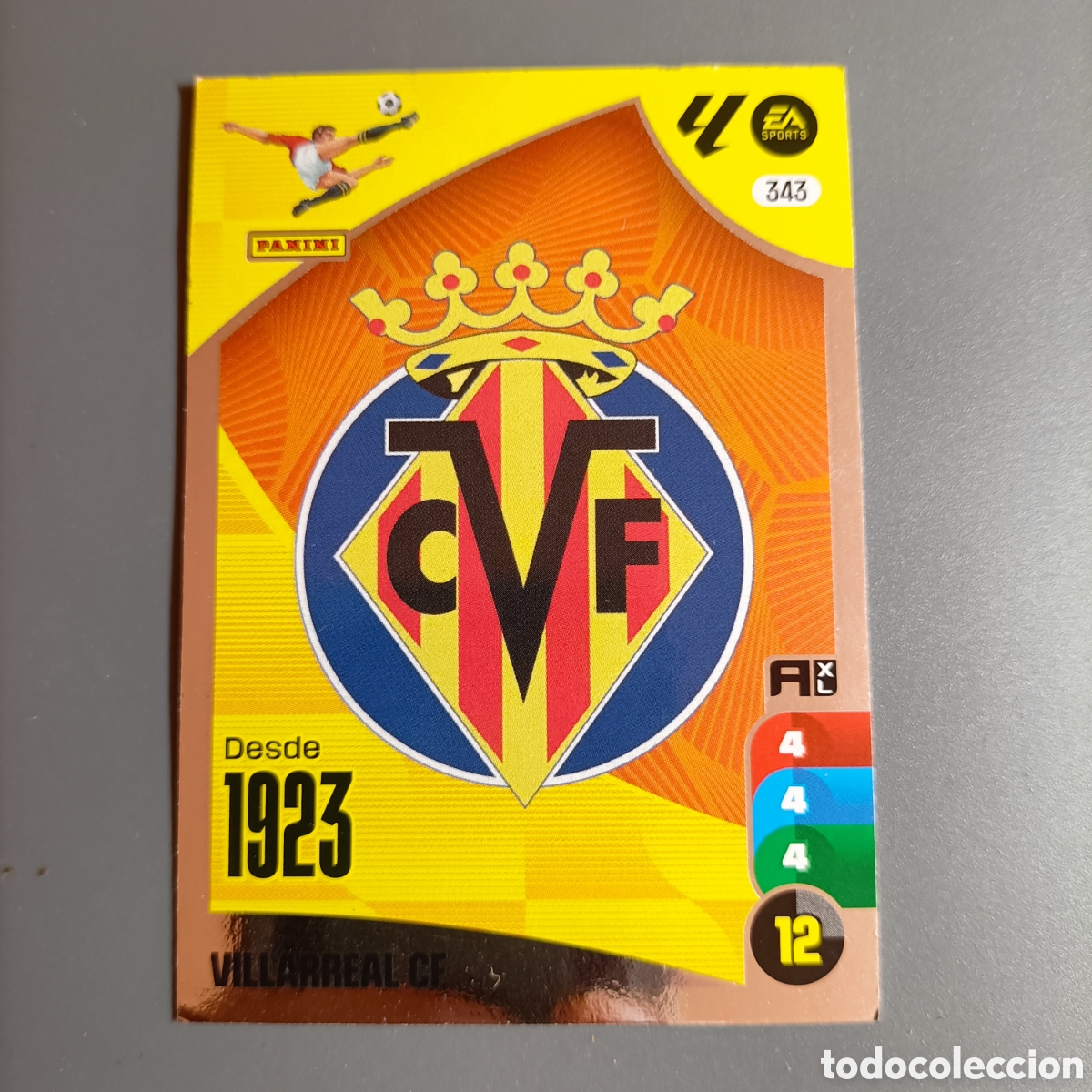 Cromos de Futebol: ADRENALYN. LIGA 2024-2025 (VILLARREAL) №343 ESCUDO