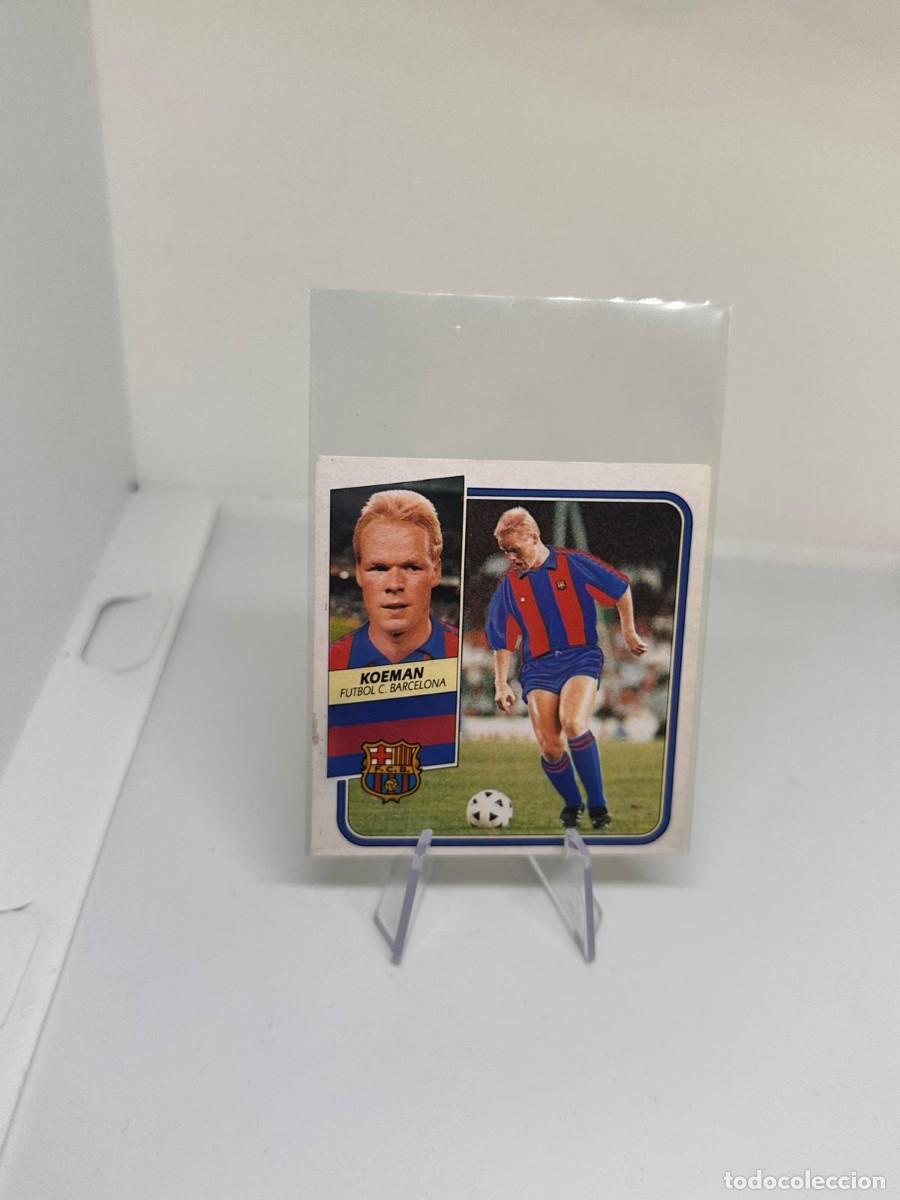 Cromos de f&uacute;tbol: Rookie Koeman FC Barcelona Liga Este 89 90 1980 1981 Sin pegar