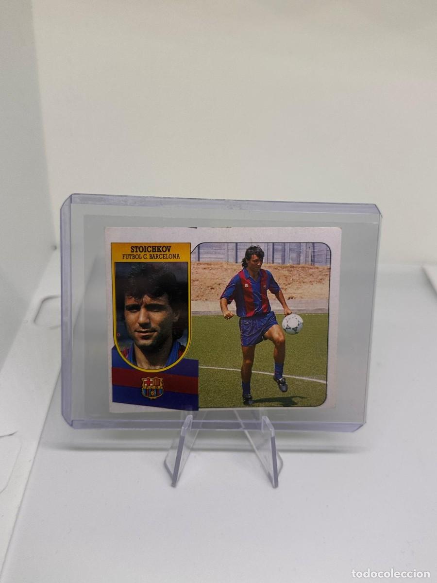 Cromos de f&uacute;tbol: Stoichkov FC Barcelona Liga Este 91 92 1991 1992 Sin pegar