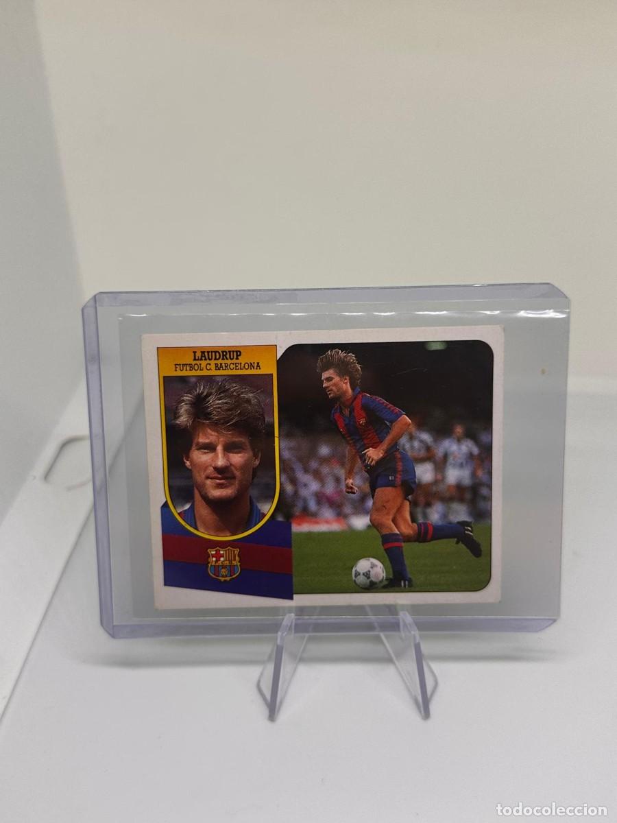Cromos de f&uacute;tbol: Laudrup FC Barcelona Liga Este 91 92 1991 1992 Sin pegar