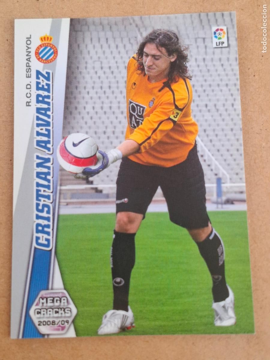 Cromos de f&uacute;tbol: MEGACRACKS 2008 2009 08 09 - PANINI - 434 CRISTIAN &Aacute;LVAREZ - RCD. ESPANYOL