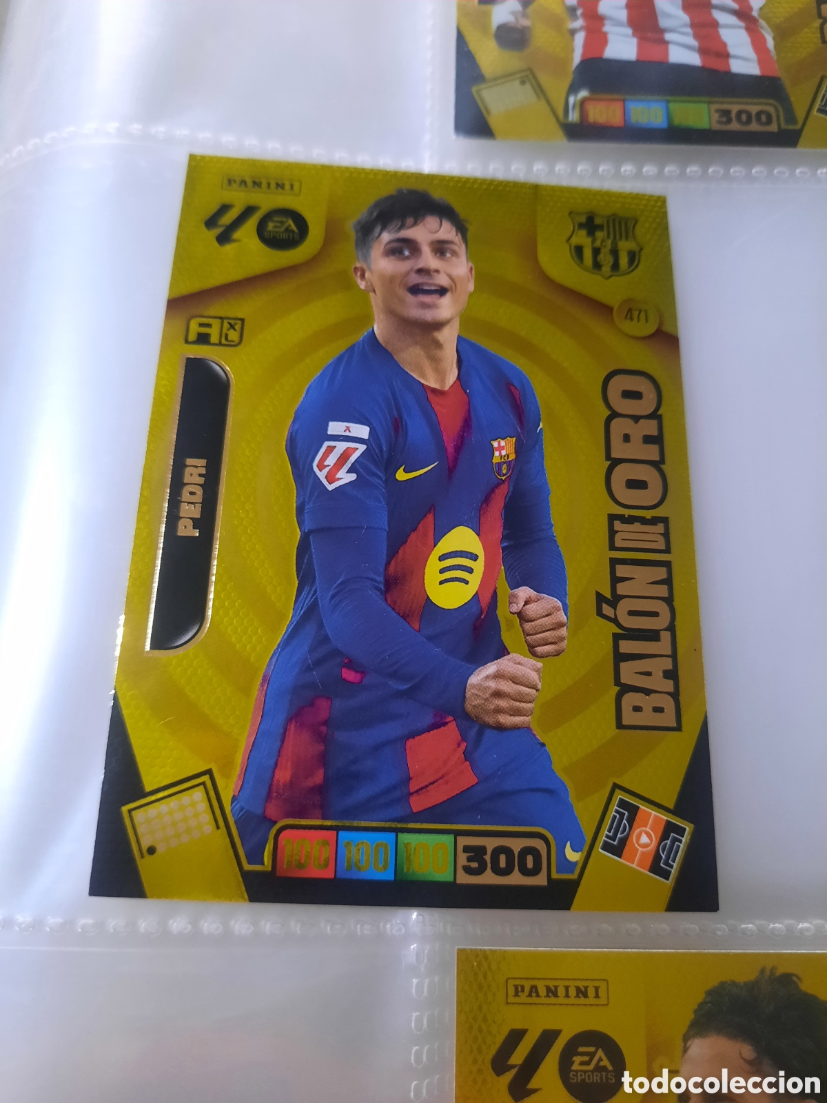 Cromos de f&uacute;tbol: CROMO FUTBOL NUMERO 471 PEDRI BARCELONA BALON DE ORO ADRENALYN XL 2025 2026 PANINI