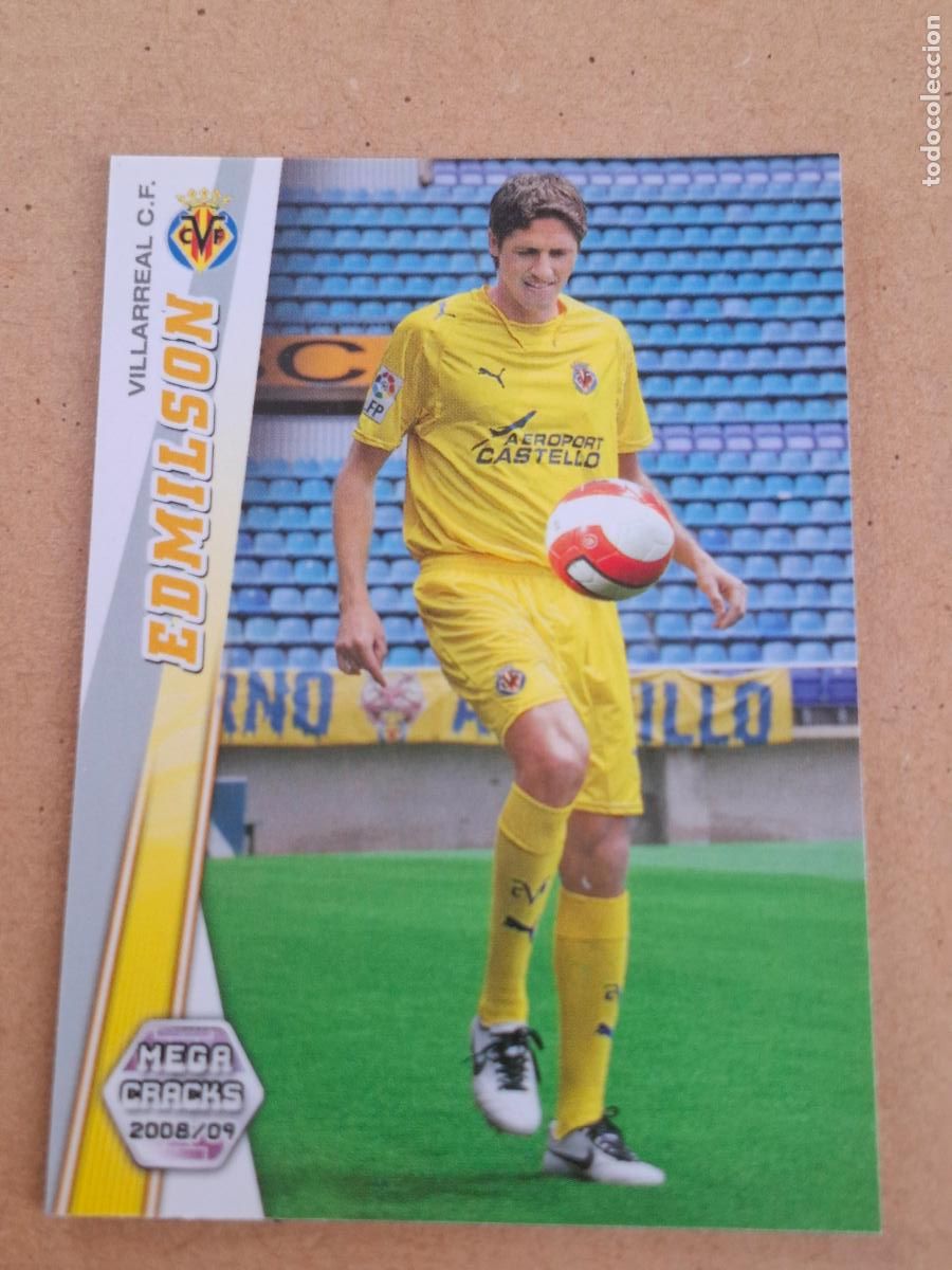 Cromos de f&uacute;tbol: MEGACRACKS 2008 2009 08 09 - PANINI - 433 EDMILSON - VILLARREAL CF