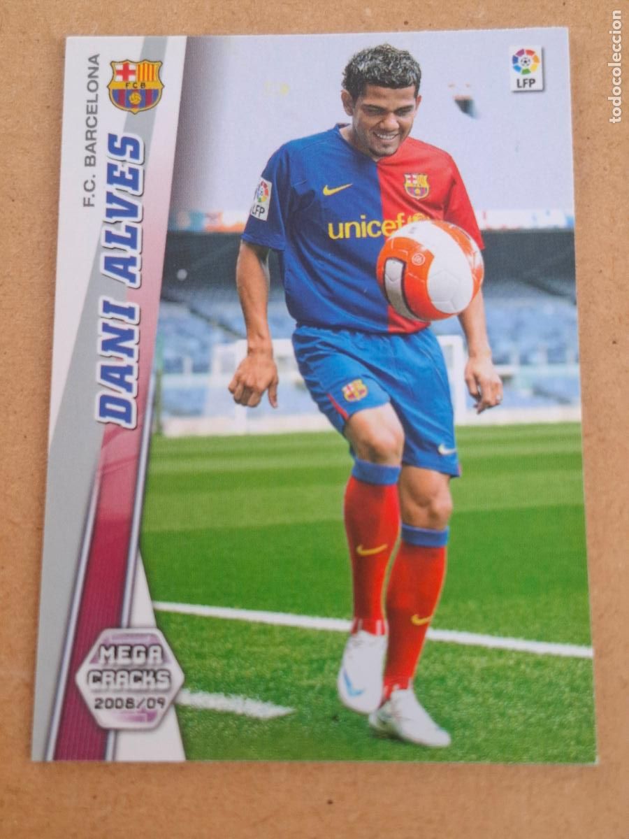 Cromos de f&uacute;tbol: MEGACRACKS 2008 2009 08 09 - PANINI - 435 DANI ALVES - FC. BARCELONA
