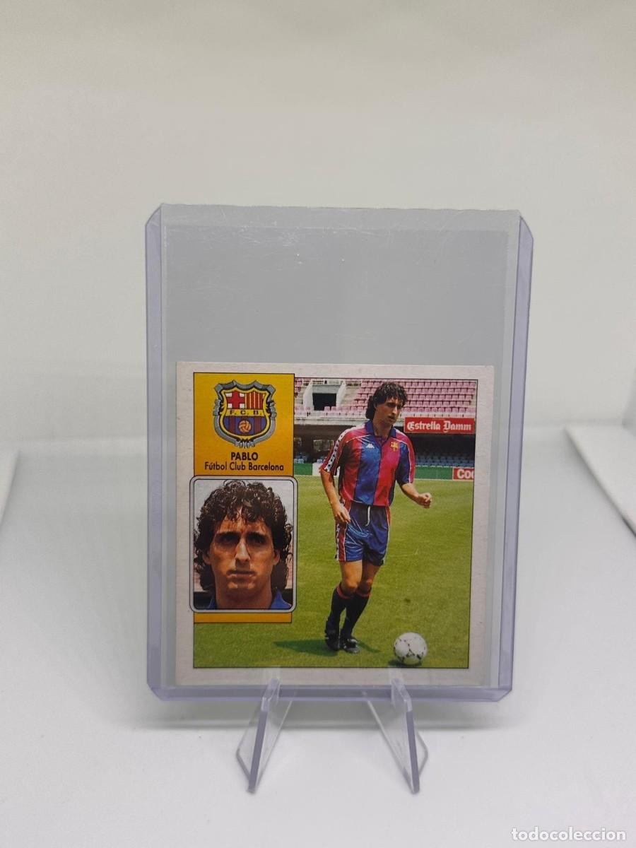 Cromos de Futebol: Pablo Fichajes N&ordm;15 FC Barcelona Liga Este 92 93 1992 1993 Sin pegar