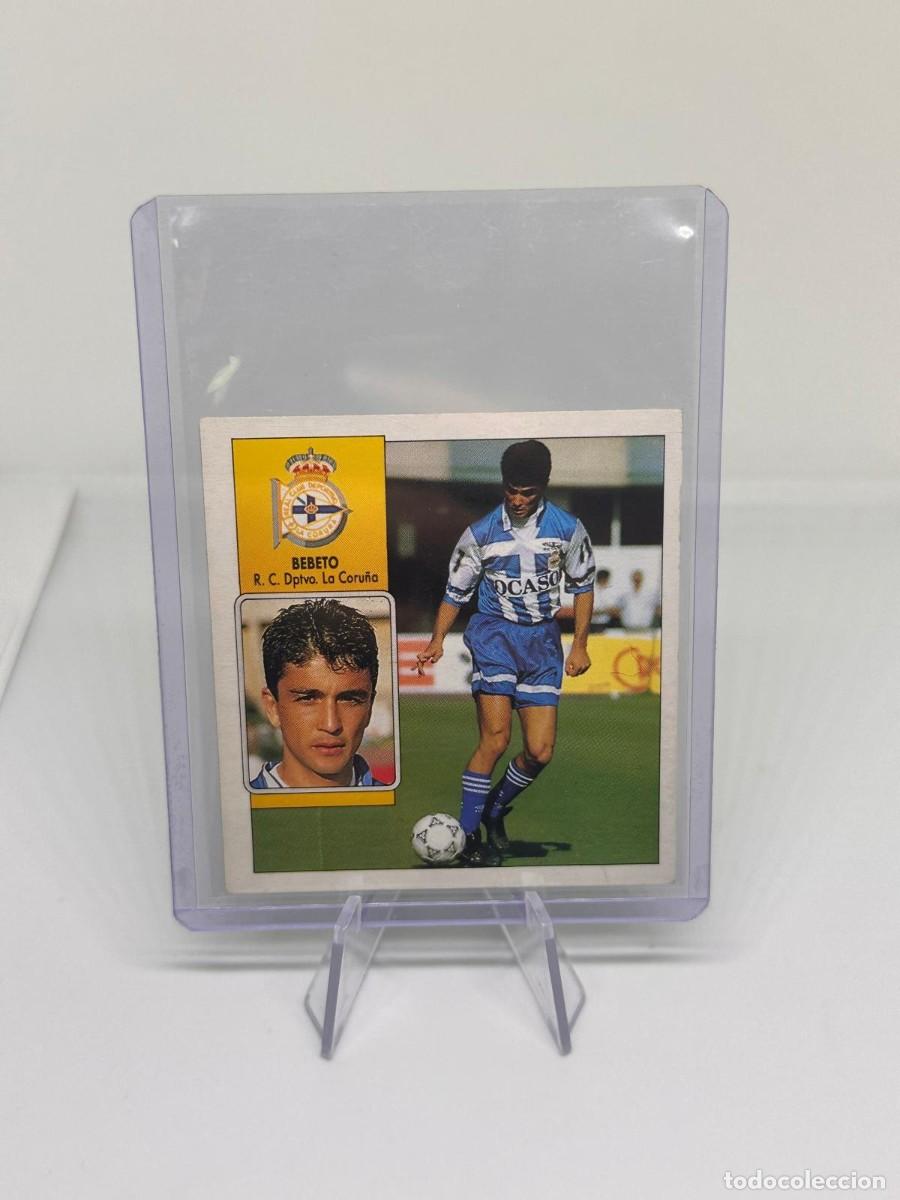 Football Stickers: Bebeto Coloca La Coru&ntilde;a Liga Este 92 93 1992 1993 Sin pegar