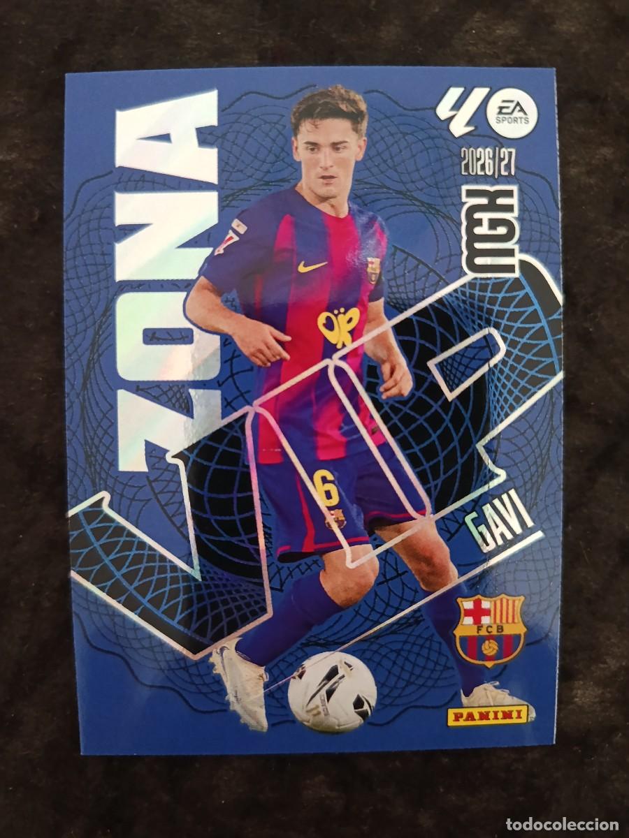 Cromos de f&uacute;tbol: MGK 2026/27 MEGACRACKS PANINI. #394 GAVI &rdquo;ZONA VIP&rdquo;. FC.BARCELONA