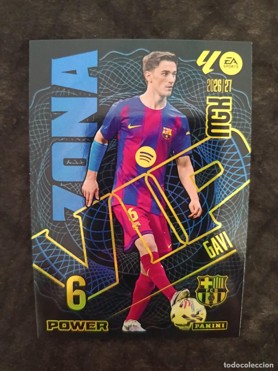 Cromos de f&uacute;tbol: MGK 2026/27 MEGACRACKS PANINI. #394P GAVI &rdquo;ZONA VIP POWER&rdquo;. FC.BARCELONA