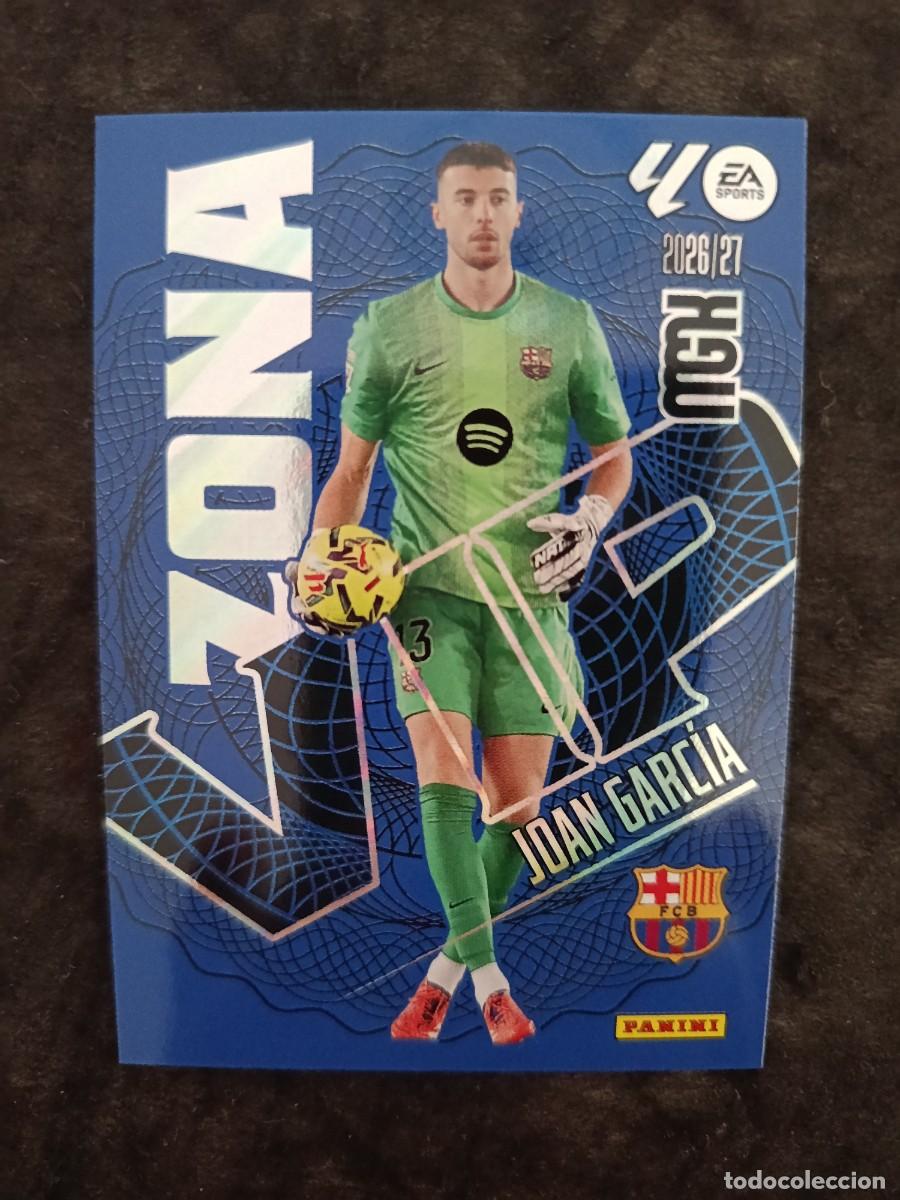 Cromos de f&uacute;tbol: MGK 2026/27 MEGACRACKS PANINI. #399 JOAN GARC&Iacute;A. &rdquo;ZONA VIP&rdquo;. FC.BARCELONA